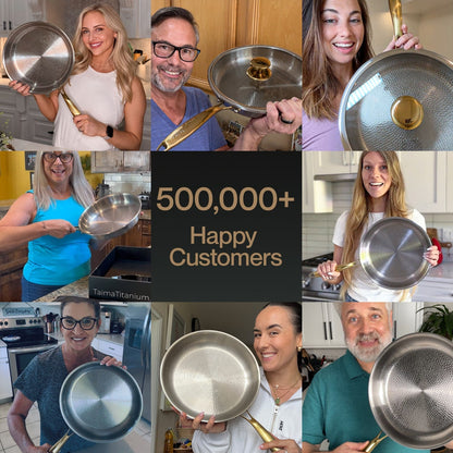Complete Classic Titanium Cookware Set (14 Piece)