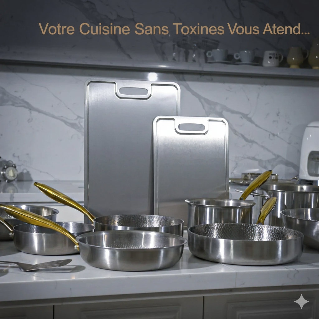Planche à découper en titane pur Taima®