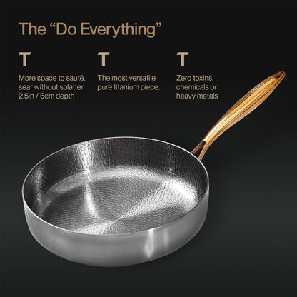 Complete Signature Titanium Cookware Set (14 Piece)
